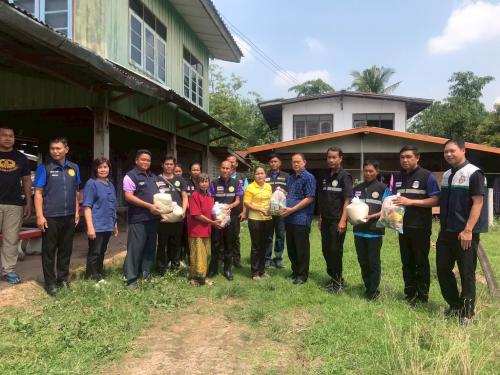 พช.ศิลาลาดร่วมให้กำลังใจประชาชน ที่ได้รับผลกระทบจากเหตุวาตภั
