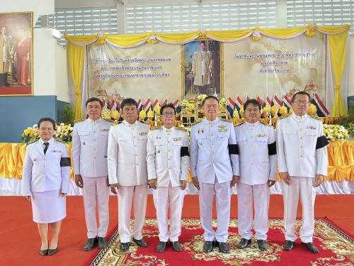 พช.ศิลาลาด ร่วมกิจกรรมวันคล้ายวันพระราชสมภพพระบาทสมเด็จพระชนกาธิเบศร มหาภูมิพลอดุลยเดชมหาราช บรมนาถบพิตร วันชาติ และวันพ่อแห่งชาติ  อำเภอศิลาลาด        